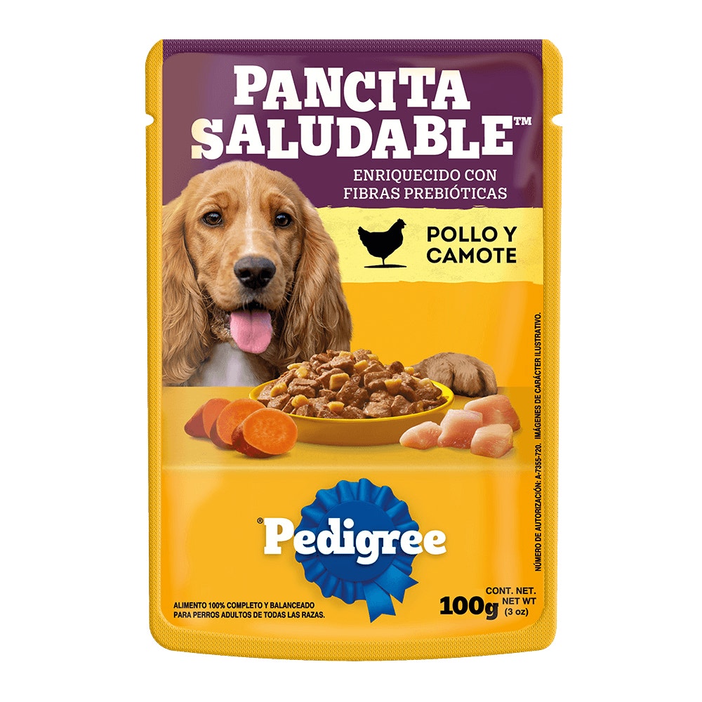 Pedigree® Pancita Saludable™ Pollo y Camote 100g