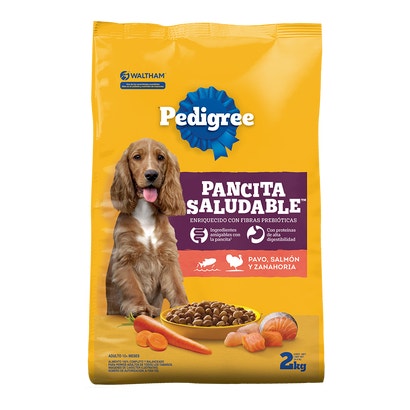 Pedigree® Pancita Saludable™ Pavo, Salmón y Zanahoria