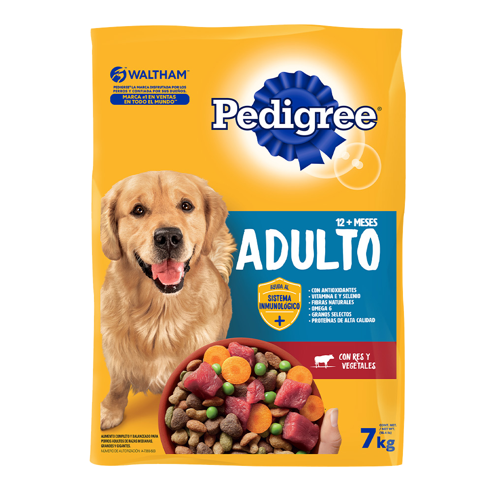 PEDIGREE® Croquetas Adulto Con Res Y Vegetales