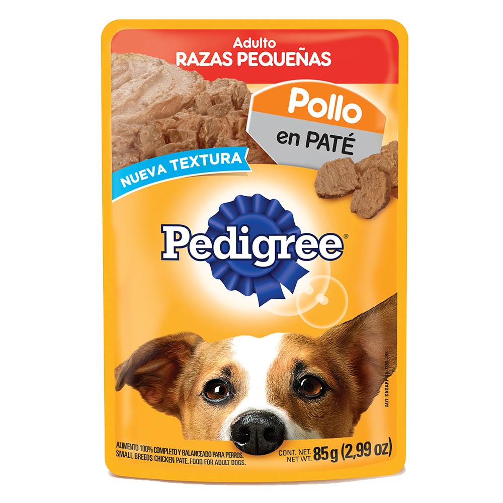 PEDIGREE® SOBRES™ Adulto Razas Pequeñas en Pate Con Pollo