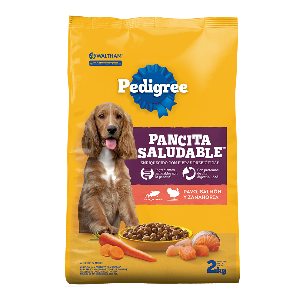 Pedigree® Pancita Saludable™ Pavo, Salmón y Zanahoria